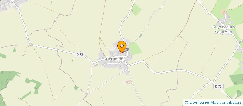 localisation de l'entreprise BULLEUX  GUYENCOURT-SAULCOURT