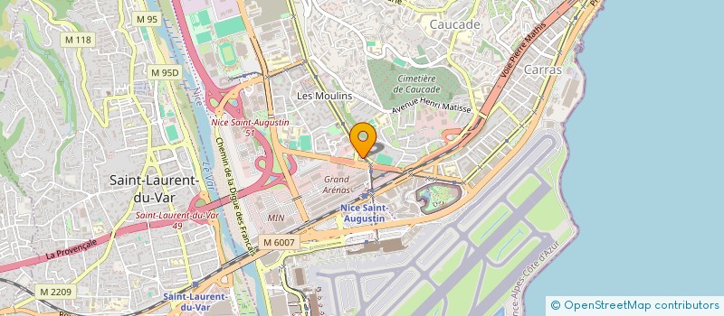 localisation de l'entreprise BULLFORCE SECURITE PRIVEE à NICE