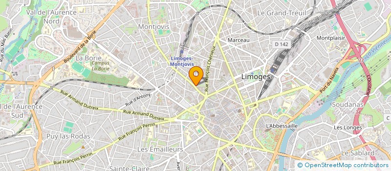localisation de l'entreprise BULLFROG PRODUCTIONS à LIMOGES