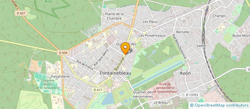 localisation de l'entreprise BULLI MUSIC à FONTAINEBLEAU