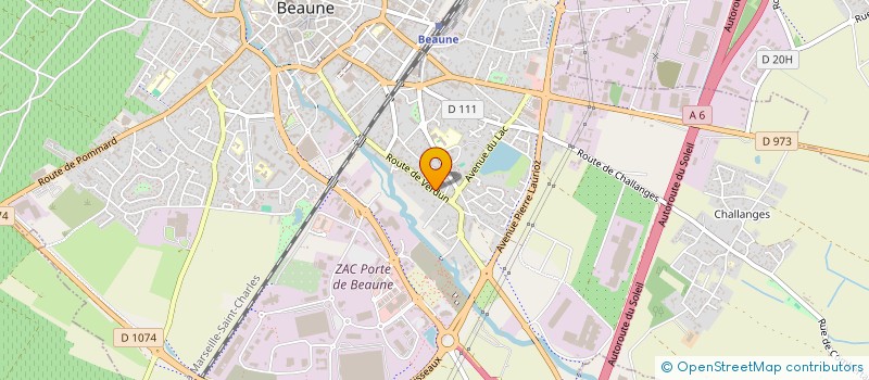 localisation de l'entreprise BULLIER ET ASSOCIES  BEAUNE