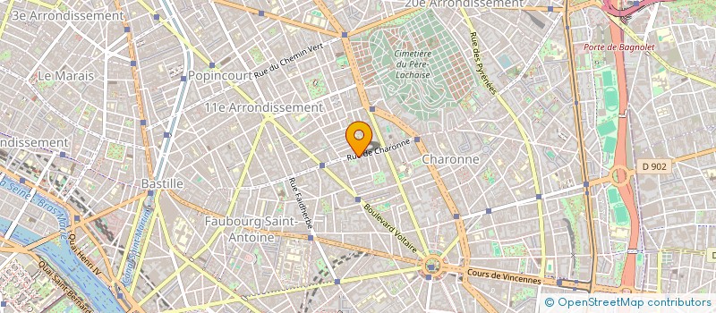 localisation de l'entreprise BULLIT  PARIS