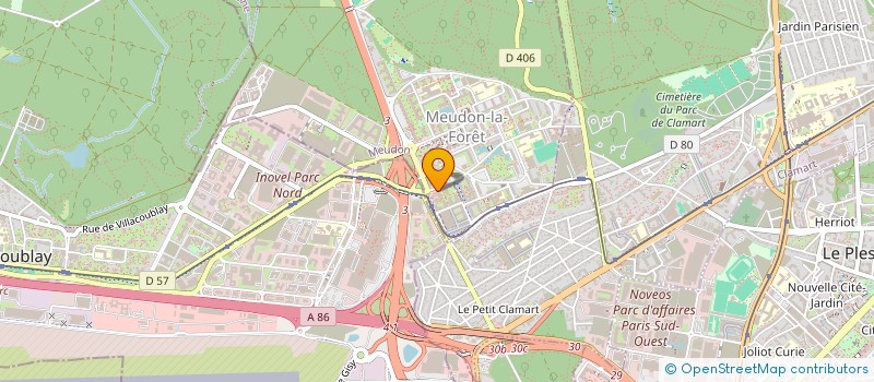 localisation de l'entreprise BULLITT DRIVE  MEUDON