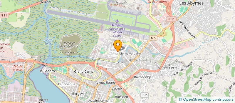 localisation de l'entreprise BULLPROG  LES ABYMES