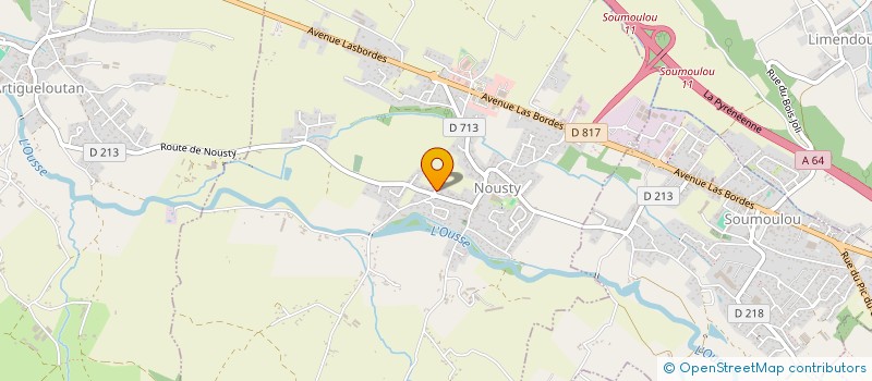 localisation de l'entreprise BULLUX INVEST à SOUMOULOU