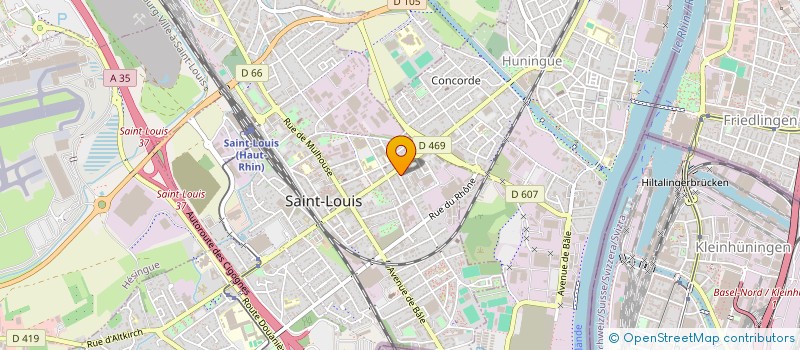 localisation de l'entreprise BULLY  SAINT-LOUIS