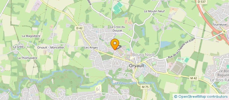 localisation de l'entreprise BULLY FANATIK CLUB à ORVAULT