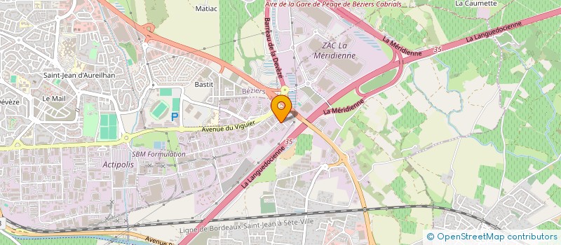 localisation de l'entreprise BULMA INNOVATIONS à VILLENEUVE-LES-BEZIERS