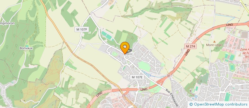 localisation de l'entreprise BULN  DAIX