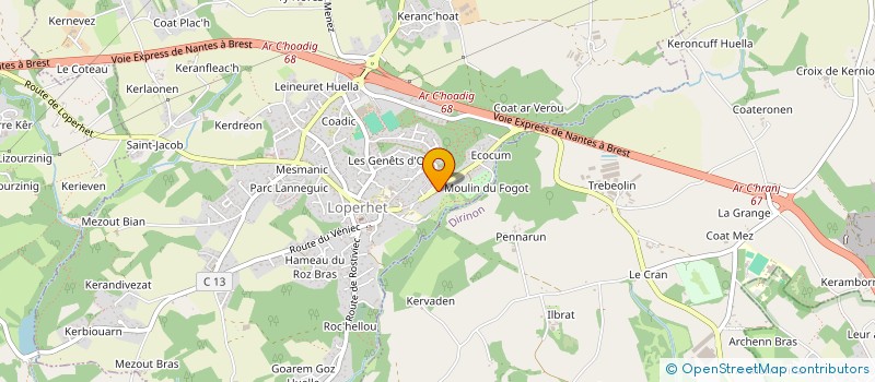 localisation de l'entreprise BULOMATIK  LOPERHET