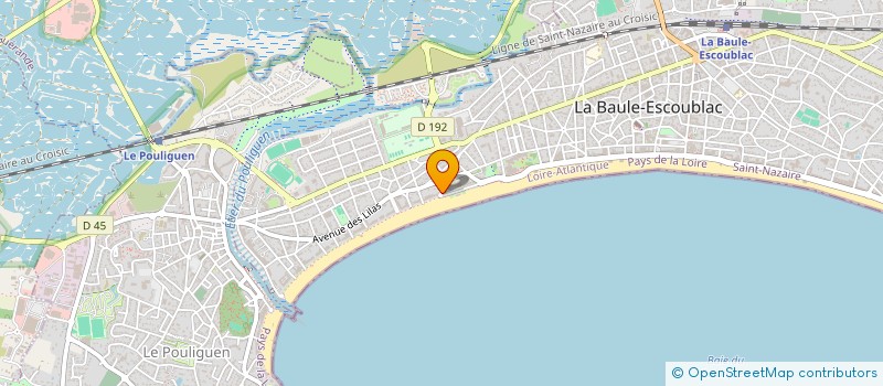 localisation de l'entreprise BULOT HOLDING à LA BAULE-ESCOUBLAC