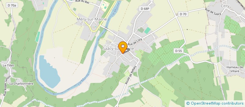localisation de l'entreprise BULOW BENNET ET COMPAGNIE à SAACY-SUR-MARNE