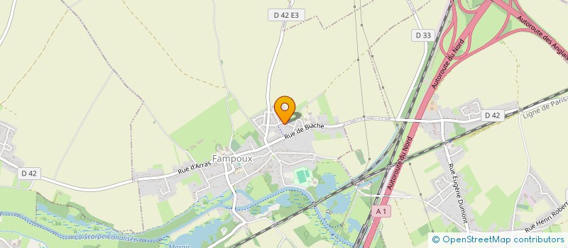 localisation de l'entreprise BULTEZ  FAMPOUX