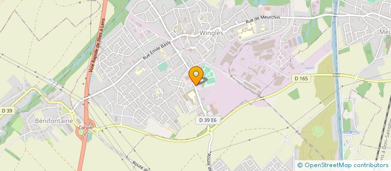 localisation de l'entreprise BULTEZ AUTO  WINGLES