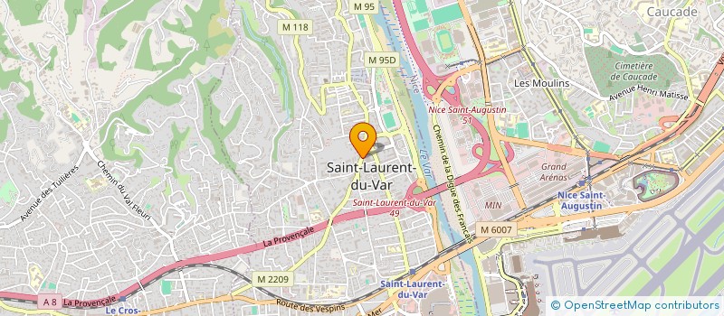localisation de l'entreprise BULTEZ-AZUR  SAINT-LAURENT-DU-VAR