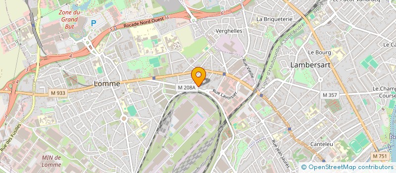 localisation de l'entreprise BULTEZ TIBERGHIEN SARL à LILLE
