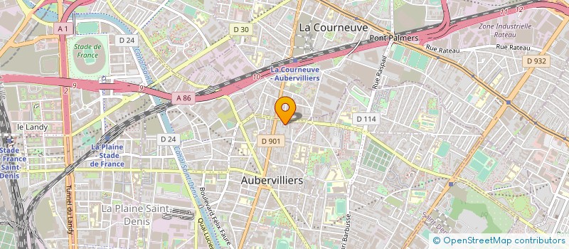 localisation de l'entreprise BULUT  AUBERVILLIERS