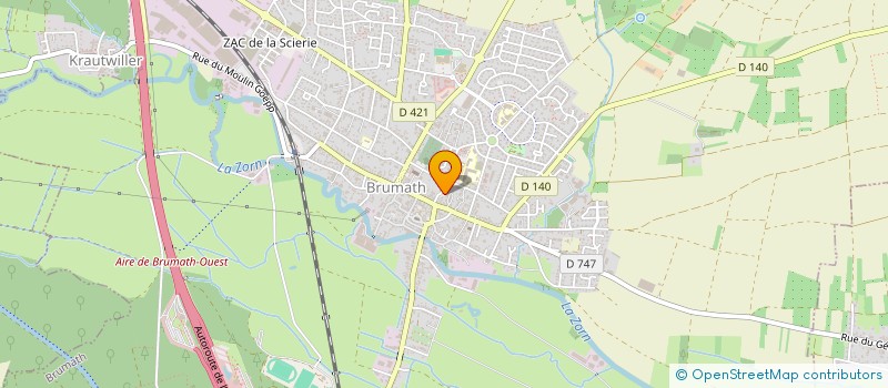 localisation de l'entreprise BULUT  BRUMATH