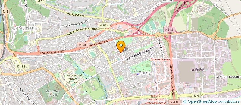localisation de l'entreprise BULUT SARL à METZ