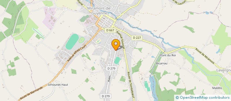 localisation de l'entreprise BULVESTRE MARIANNE  MIRAMONT-DE-GUYENNE