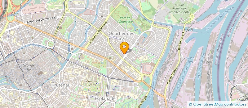localisation de l'entreprise BULY à STRASBOURG