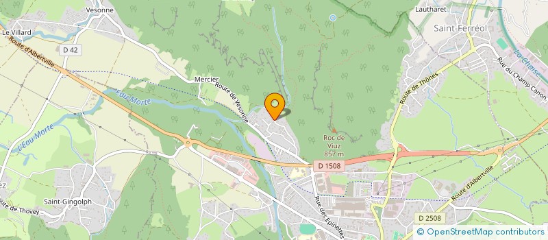 localisation de l'entreprise BUMBLEBEE à FAVERGES-SEYTHENEX