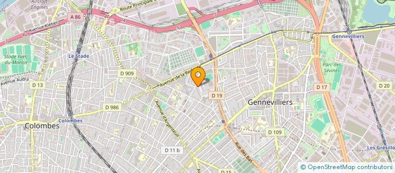 localisation de l'entreprise BUMEN  ASNIERES-SUR-SEINE