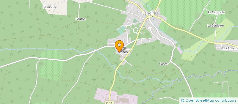 localisation de l'entreprise BUMI  LANDIRAS