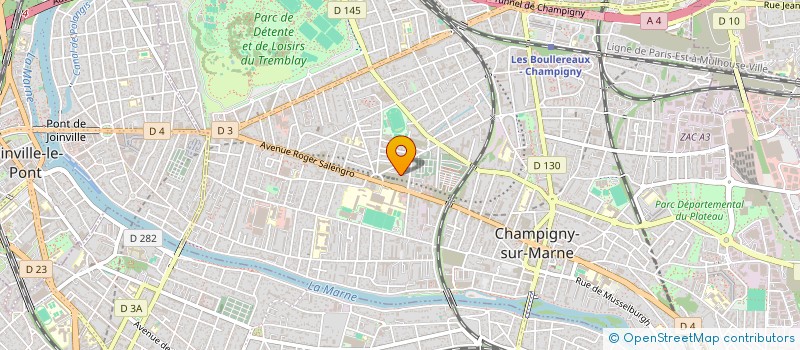 localisation de l'entreprise BUN BRANCOURT à CHAMPIGNY-SUR-MARNE