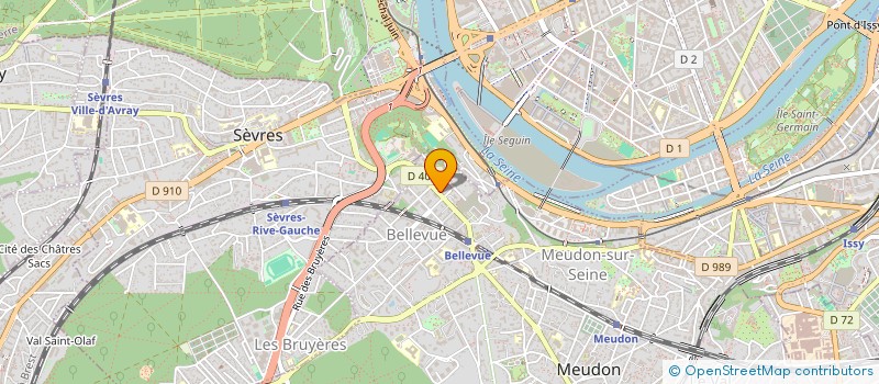 localisation de l'entreprise BUN INVEST  MEUDON