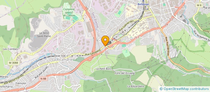 localisation de l'entreprise BUN'S BUNNY  SAINT-ETIENNE