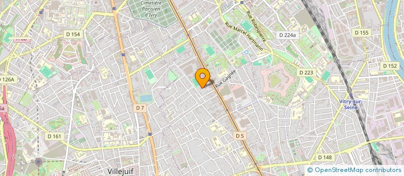 localisation de l'entreprise BUNA SOGA MBANGO O MBEGE (BS2M) à VITRY-SUR-SEINE