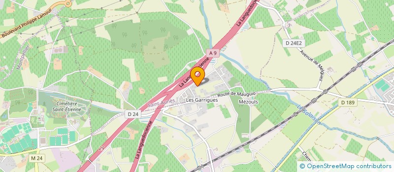 localisation de l'entreprise BUNAS CHAUVIN SAS  SAINT-AUNES