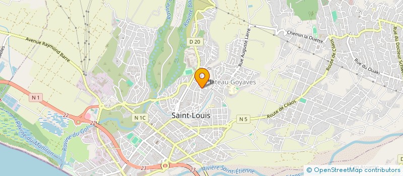 localisation de l'entreprise BUNGALOW REUNION à SAINT-LOUIS