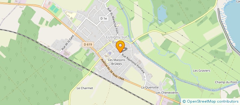 localisation de l'entreprise BUNGALOWS LOISIRS DES 2 LACS à LUSIGNY-SUR-BARSE