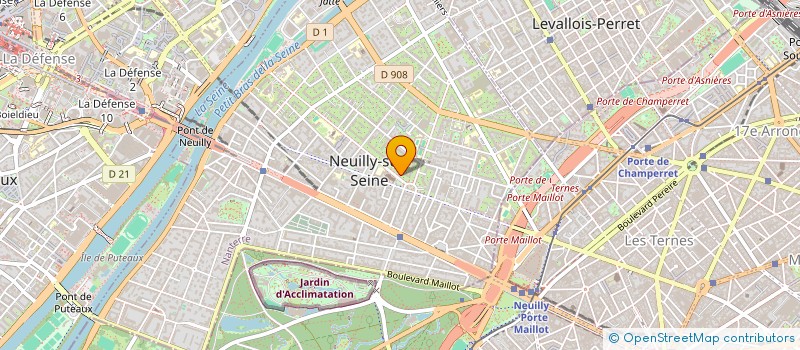 localisation de l'entreprise BUNJUK à NEUILLY-SUR-SEINE