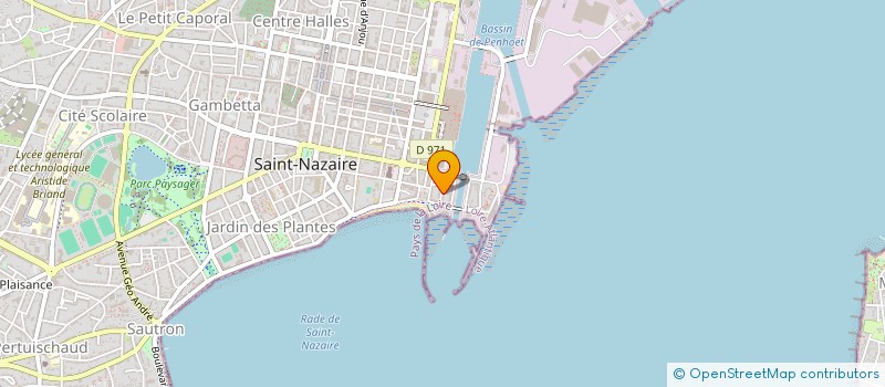 localisation de l'entreprise BUNKER  SAINT-NAZAIRE