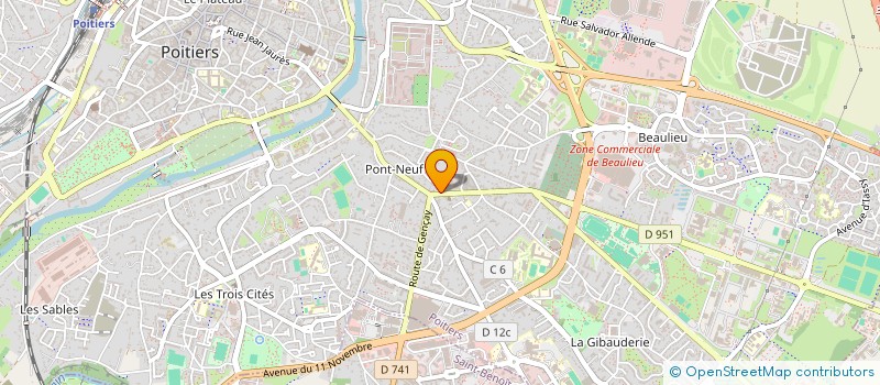 localisation de l'entreprise BUNKER KOMIX PRODUKTIONS à POITIERS
