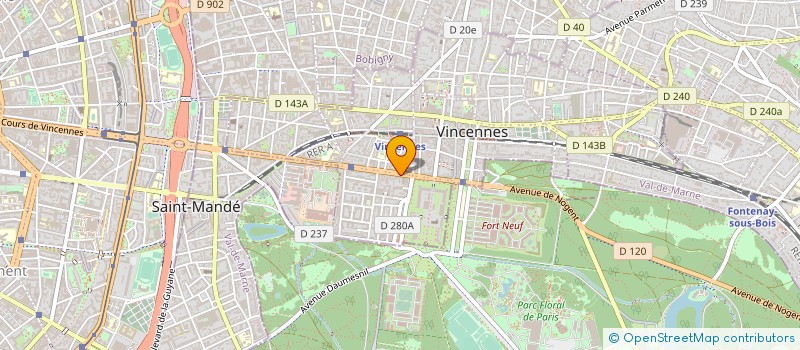 localisation de l'entreprise BUNKR TECHNOLOGIES SAS à VINCENNES