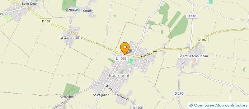 localisation de l'entreprise BUNNY  BOURGNEUF