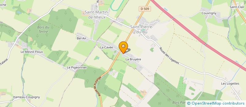 localisation de l'entreprise BUNOUT JEAN-YVES  SAINT-PIERRE-DU-BU