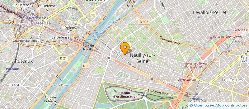 localisation de l'entreprise BUNRATTY MARKETING  NEUILLY-SUR-SEINE