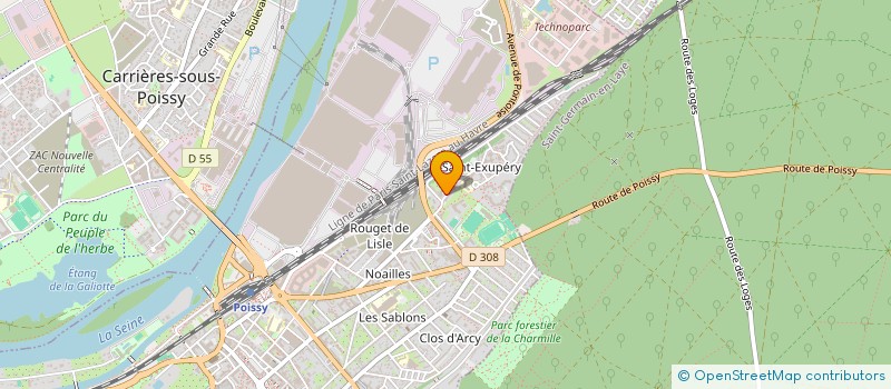 localisation de l'entreprise BUNS AND BEEF  POISSY