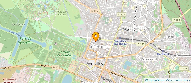 localisation de l'entreprise BUNSHA SERVICES à VERSAILLES