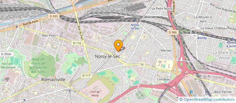 localisation de l'entreprise BUNSTA à NOISY-LE-SEC