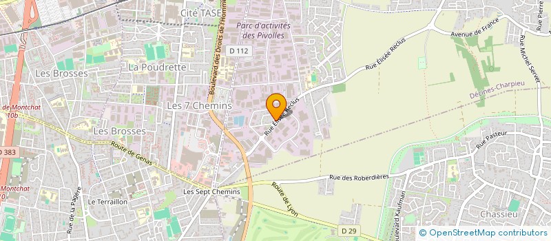 localisation de l'entreprise BUNYAN  DECINES-CHARPIEU