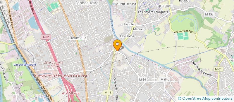localisation de l'entreprise BUONA PIZZA à LAUNAGUET