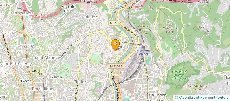 localisation de l'entreprise BUONAFEDE JORQUERA STELLA à NICE