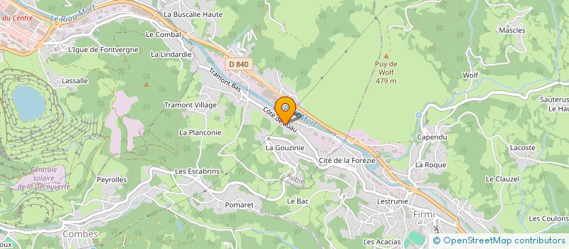 localisation de l'entreprise BUONES  AUBIN