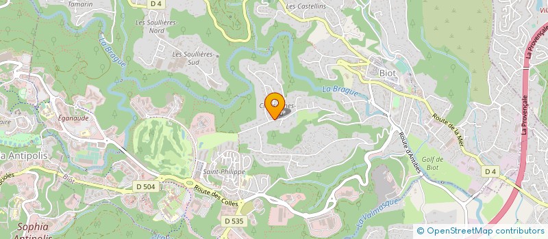 localisation de l'entreprise BUPER  BIOT